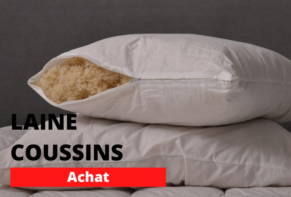 coussins en laine